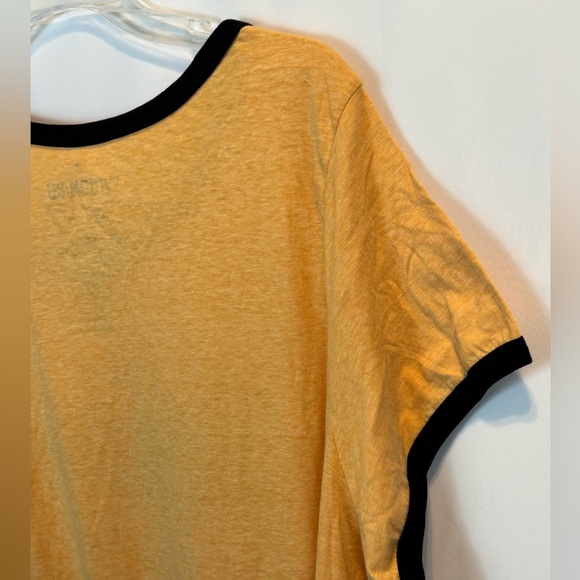 NWT TORRID The Goonies Bike Club Yellow Short Sleeve Ringer Tee Plus Size 5 NEW - Picture 4 of 4